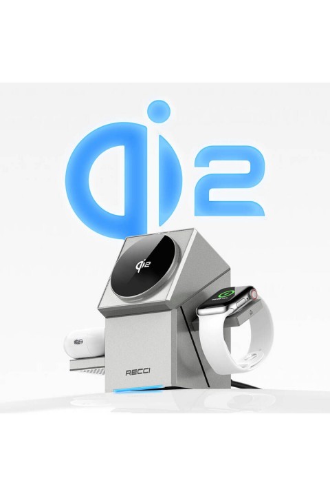 Reccı Geometri Serisi Rubik Küp Ambiyans Işıklı (telefon-akıllısaat-kulaklık) 15w 3in1