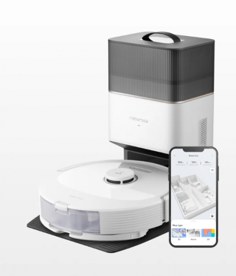 Roborock Q8 Max Plus İstasyonlu Robot Süpürge- Beyaz