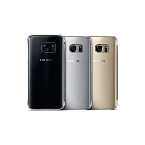 Gri S7 Clear View Fonksiyonel Kılıf