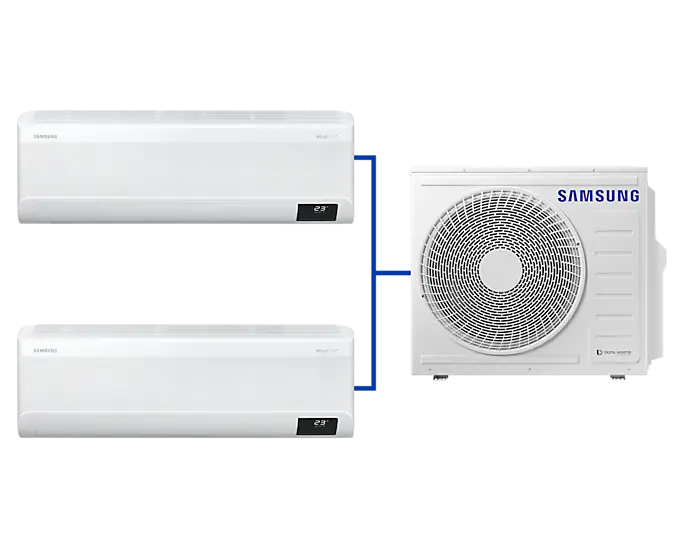 Samsung 12000 BTU/h + 18000 BTU/h WindFree™ Multi Split Klima