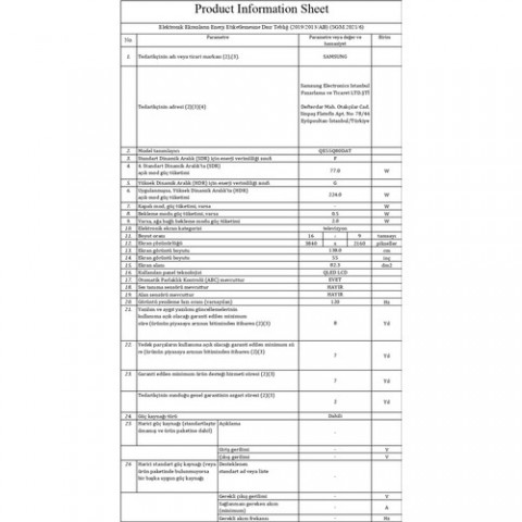 Samsung 55Q80D 55 139 Ekran Uydu Alıcılı 4K Ultra HD Smart QLED TV