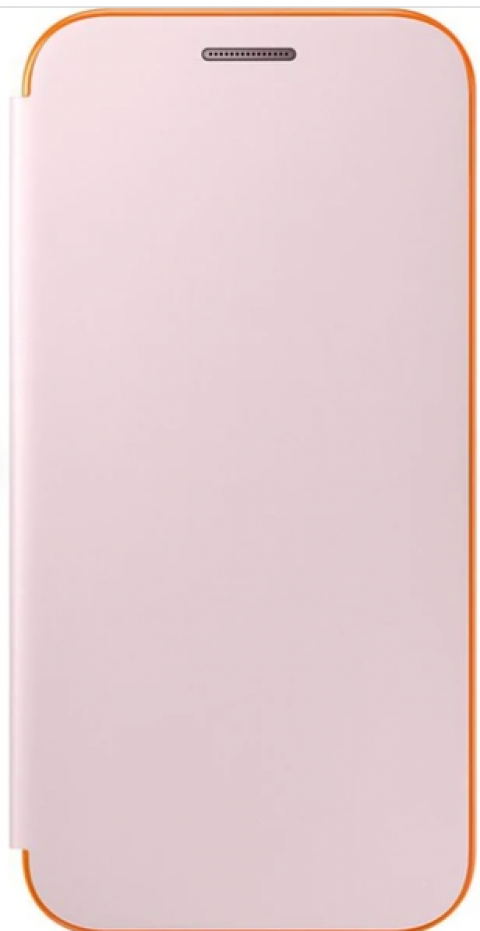 Samsung A7 2017 Neon Kapaklı Kılıf Pembe
