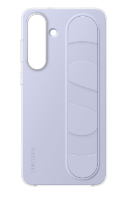 Samsung Galaxy S25 FE Standlı Kordonlu Silikon Kılıf - Açık Mavi