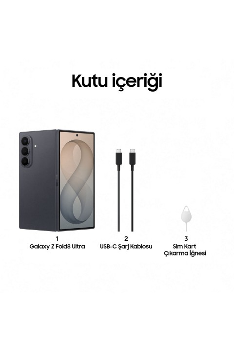 Samsung Galaxy Z Fold8 Ultra 12GB/512GB Grafit Gri Cep Telefonu