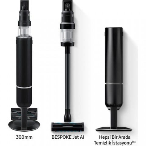 Bespoke VS25C9779QK/TR Jet Aı Elite Extra Dikey Elektrikli Süpürge Siyah (Teşhir)
