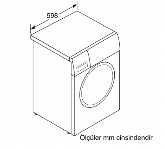 Serie 4 Çamaşır Makinesi 10 kg maks. 1200 dev./dak. WGA25203TR