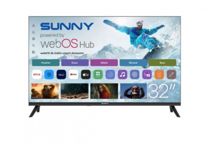 SUNNY 32'' HDR MİLAN webOS 2.0 SİYAH