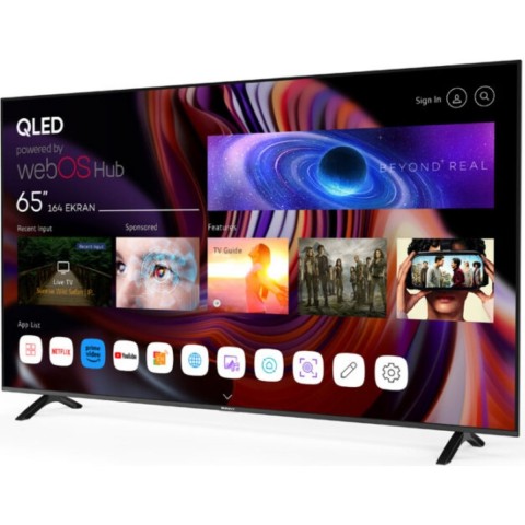 Sunny 4K Ultra HD 65" 165 Ekran Uydu Alıcılı webOS Smart QLED TV