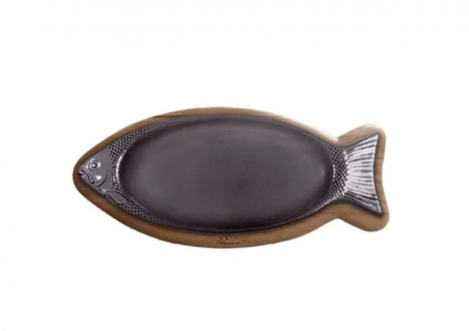 Voeux Balık Tava 29 Cm + Ahşap Nihale