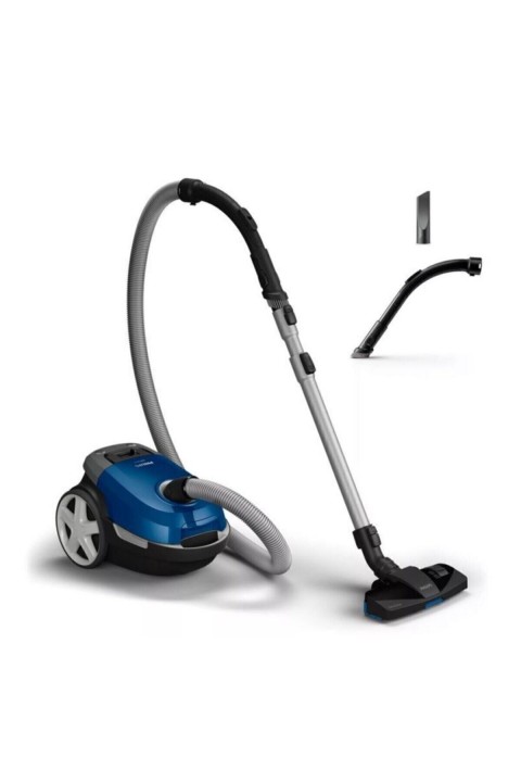 Philips Performer Compact Toz Torbalı Elektrikli Süpürge (Mavi)