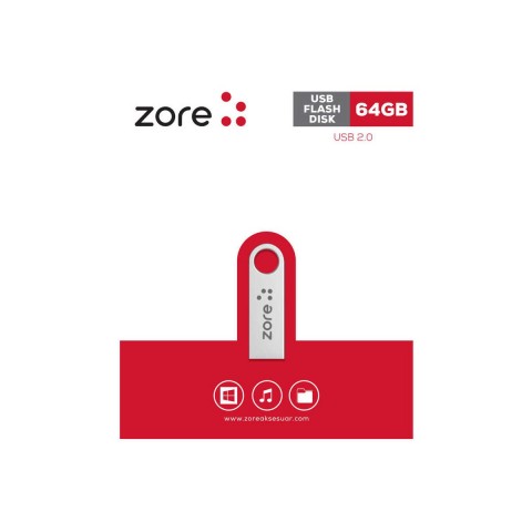 Zore Metal Usb Flash Disk 64gb