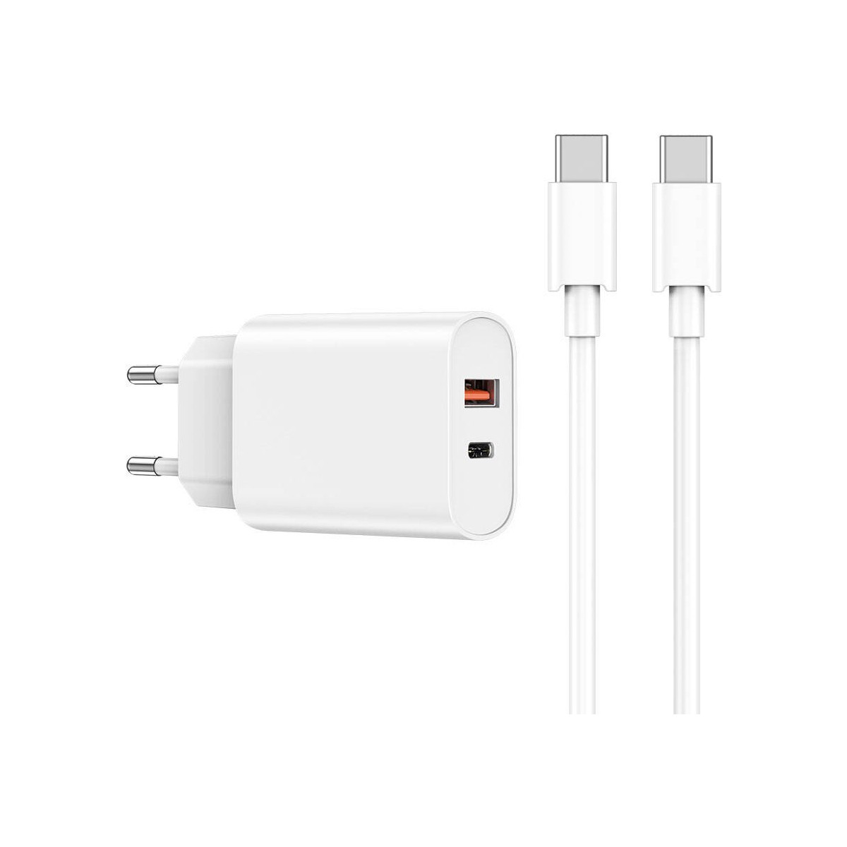 Wıwu Hızlı Şarj Başlığı 20w Kablolu Şarj Seti (type-c To Type-c)