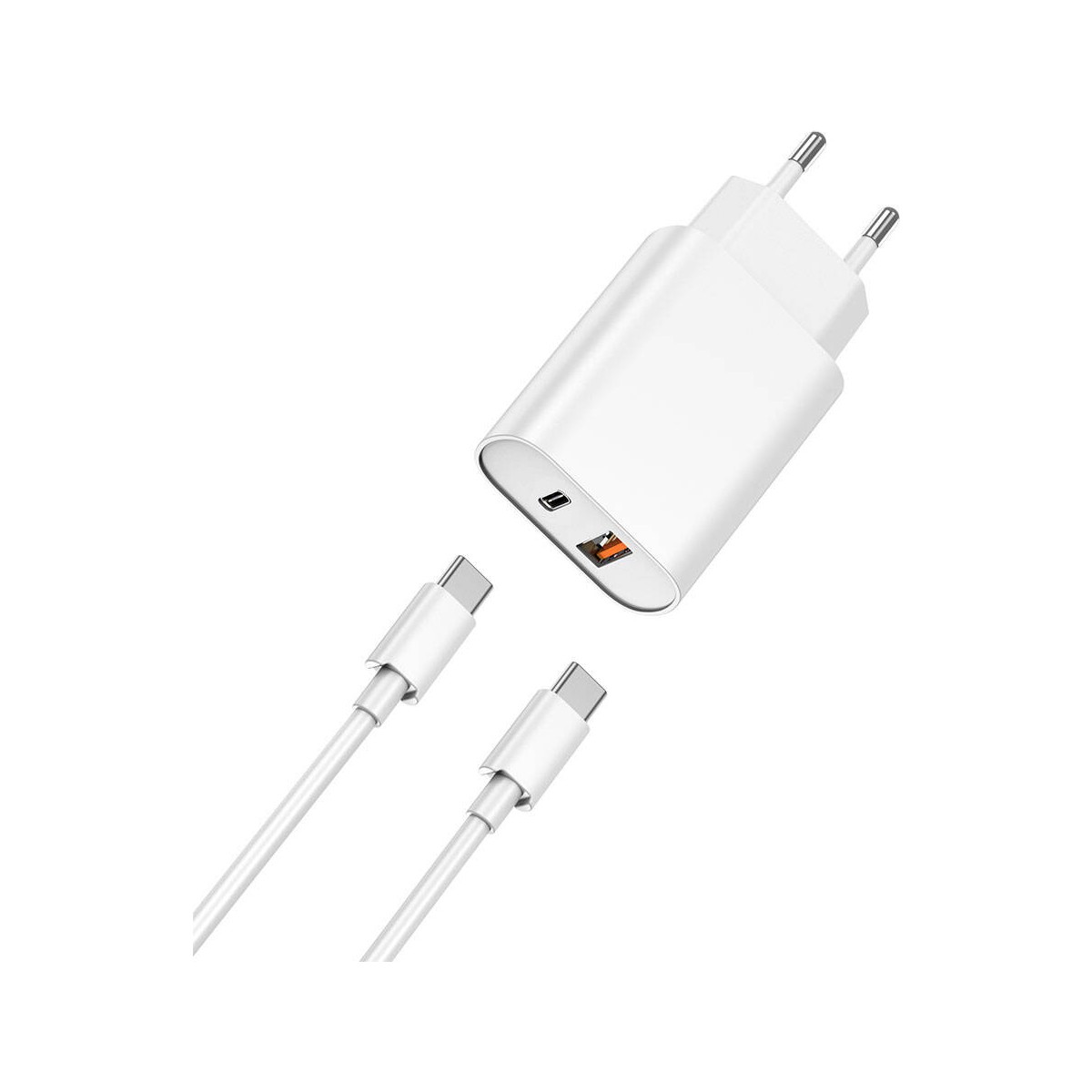 Wıwu Hızlı Şarj Başlığı 20w Kablolu Şarj Seti (type-c To Type-c)