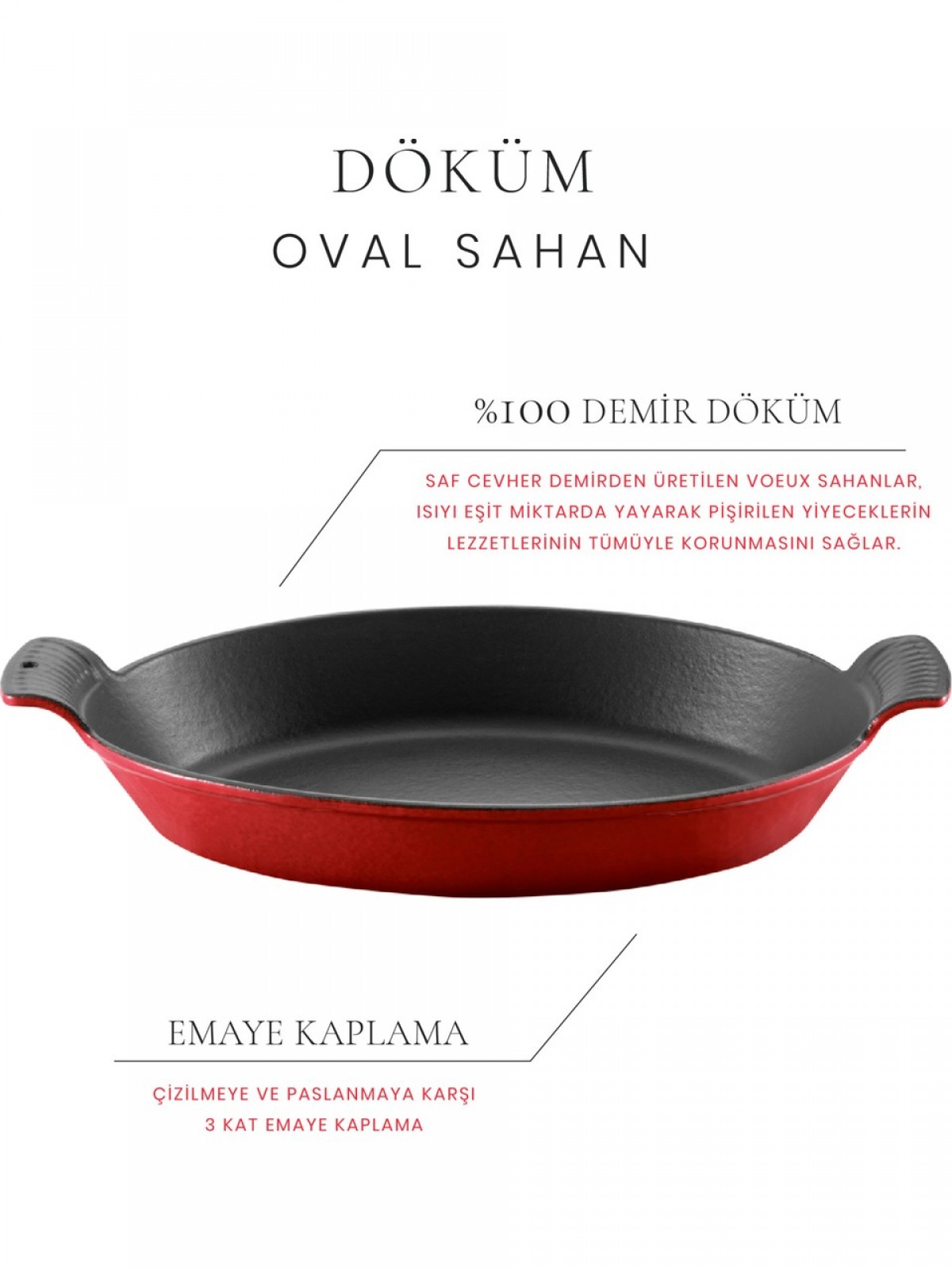 Voeux Degrade Kırmızı 20 Cm Oval Sahan + Nihale Voeux Degrade Kırmızı 20 Cm Oval Sahan + Nihale