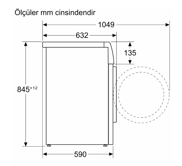 WGK252ZSTR Çamaşır Makinesi 10 kg maks. 1200 dev./dak., Gümüş