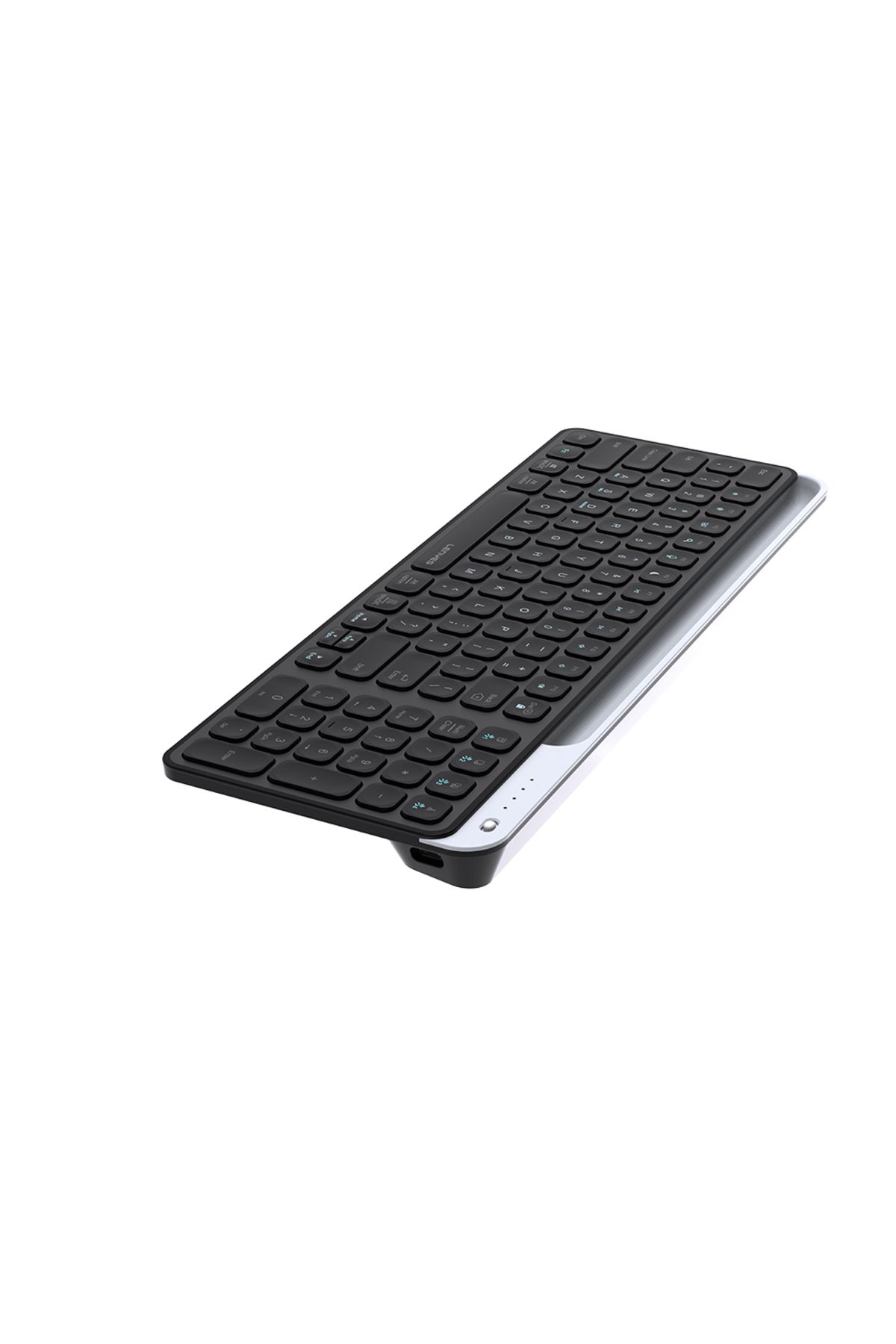 LENYES Sessiz Tuş Tasarımlı Entegre Stand Bölmeli Çift Bluetooth Bağlantılı 2.4G Kablosuz Klavye LENYES Sessiz Tuş Tasarımlı Entegre Stand Bölmeli Çift Bluetooth Bağlantılı 2.4G Kablosuz Klavye