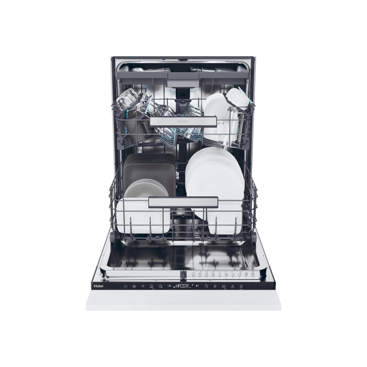 Haier Tam entegre bulaşık makinesi, 16 kişilik yıkama kapasitesi, B enerji sınıfı, 10 programlı Haier Tam entegre bulaşık makinesi, 16 kişilik yıkama kapasitesi, B enerji sınıfı, 10 programlı